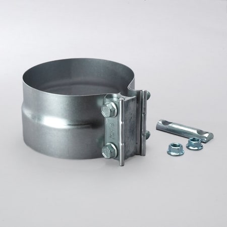 Donaldson Clamp, Band, Exhaust, Torctite, 5.00 In. Od Pipe, Aluminized J009607